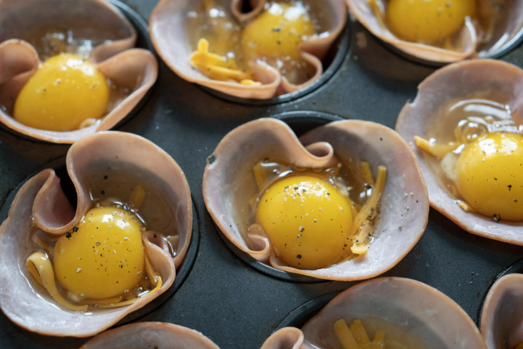 Egg Cups Before Baking