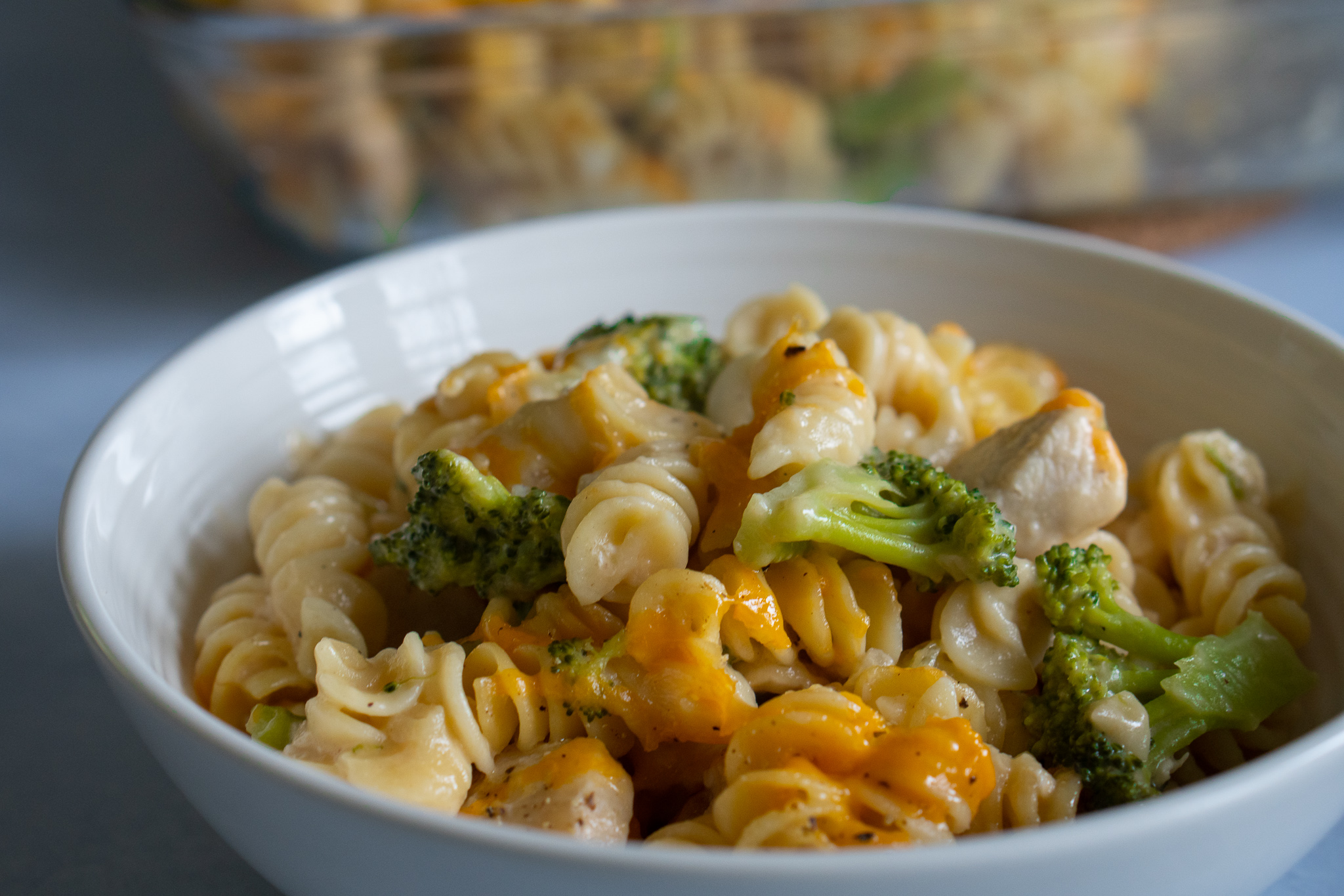Broccoli Chicken Casserole in a Bowl