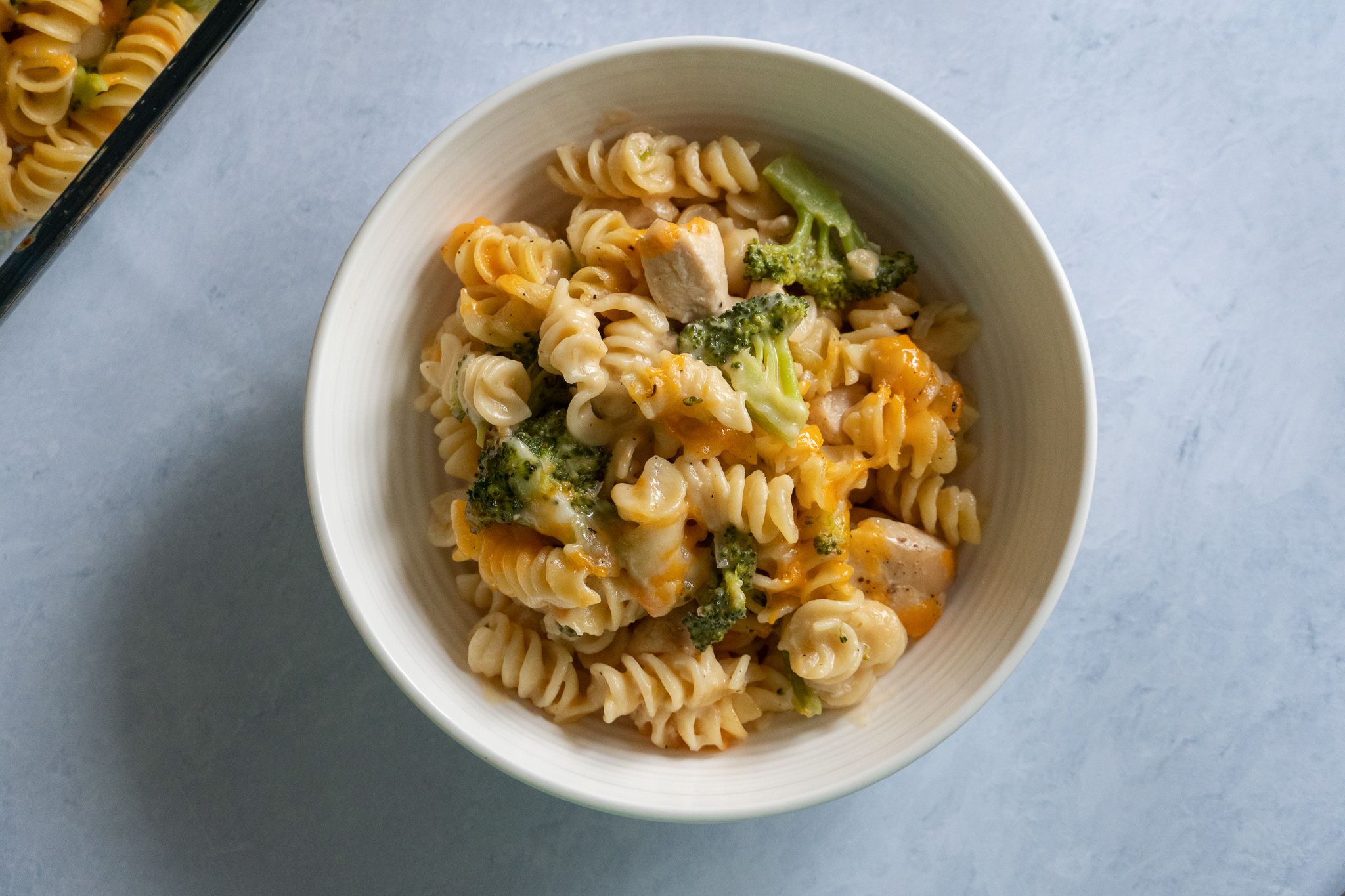 Broccoli Chicken Casserole in a Bowl