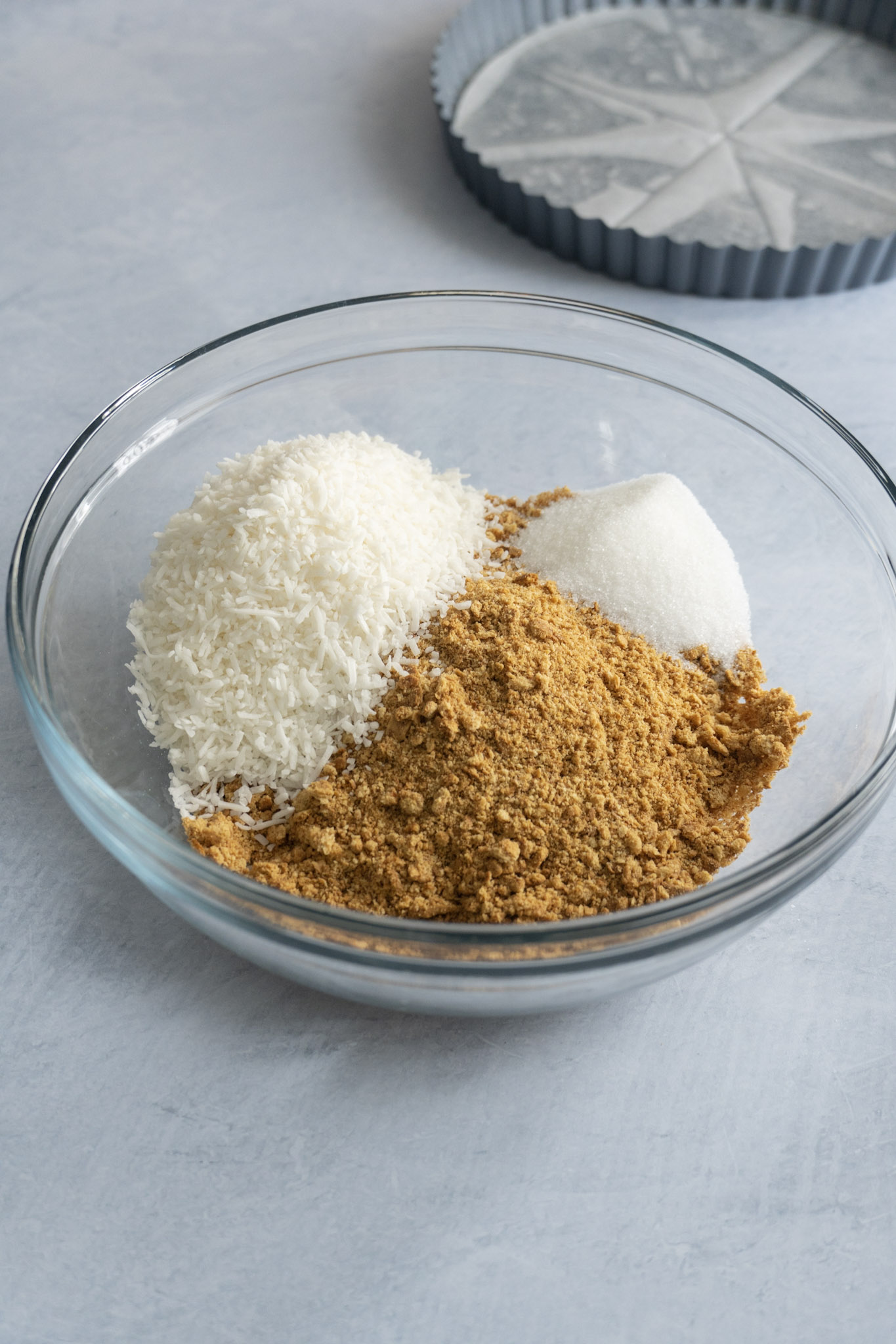 Crust Ingredients In Bowl