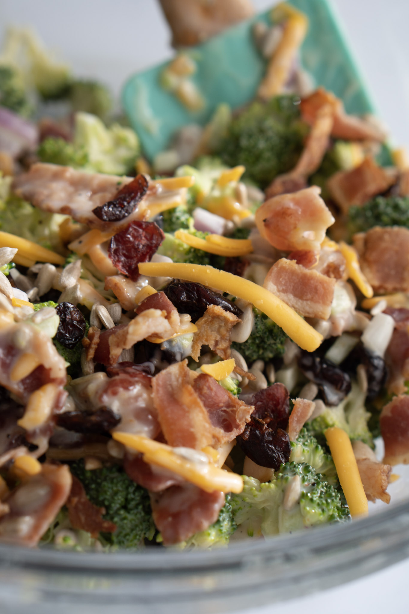 Broccoli Cheddar Bacon Salad