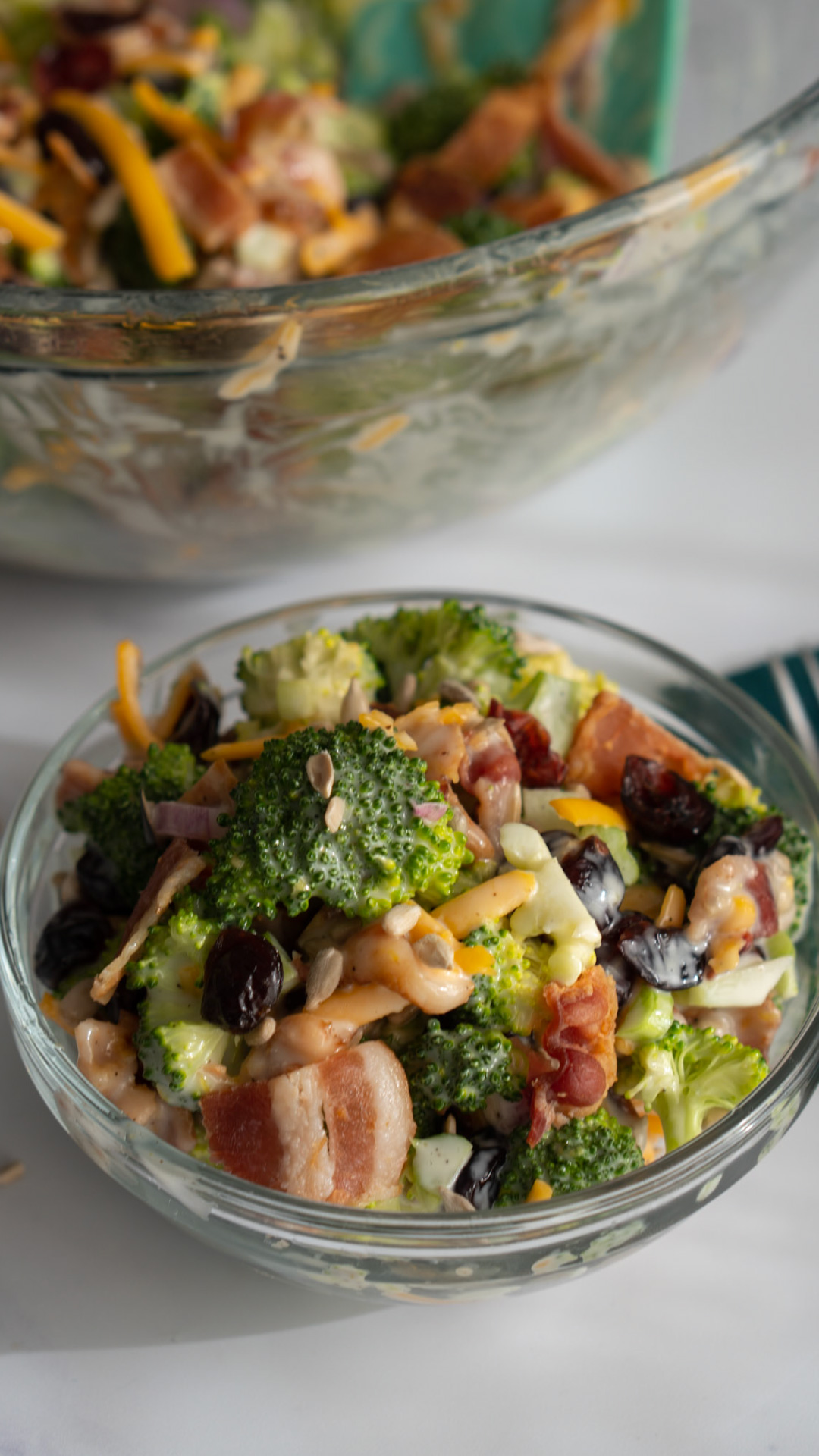 Broccoli Cheddar Bacon Salad