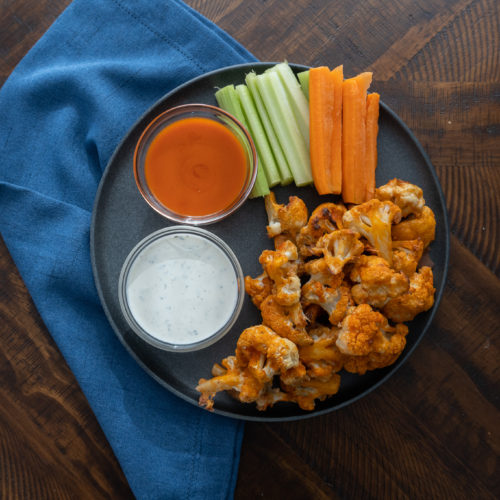 Vegan Buffalo Cauliflower Wings