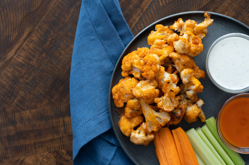Vegan Buffalo Cauliflower Wings