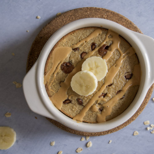 Banana Chocolate Chip Baked Oats