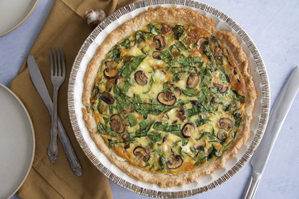 Spinach Feta Mushroom Quiche Spinach Feta Mushroom Quiche