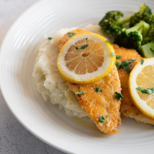 Parmesan Crusted Lemon Chicken