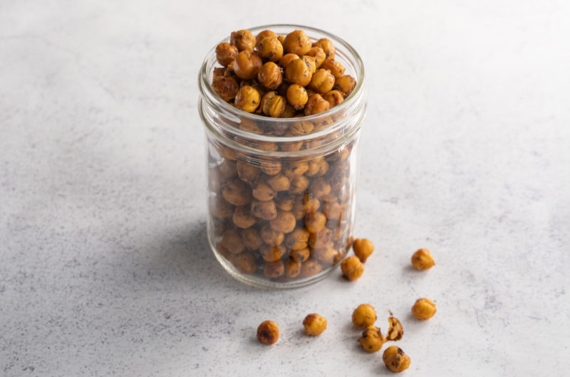 Roasted Pizza Chickpeas
