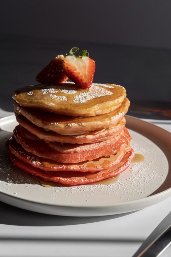 Pink Ombre Pancakes