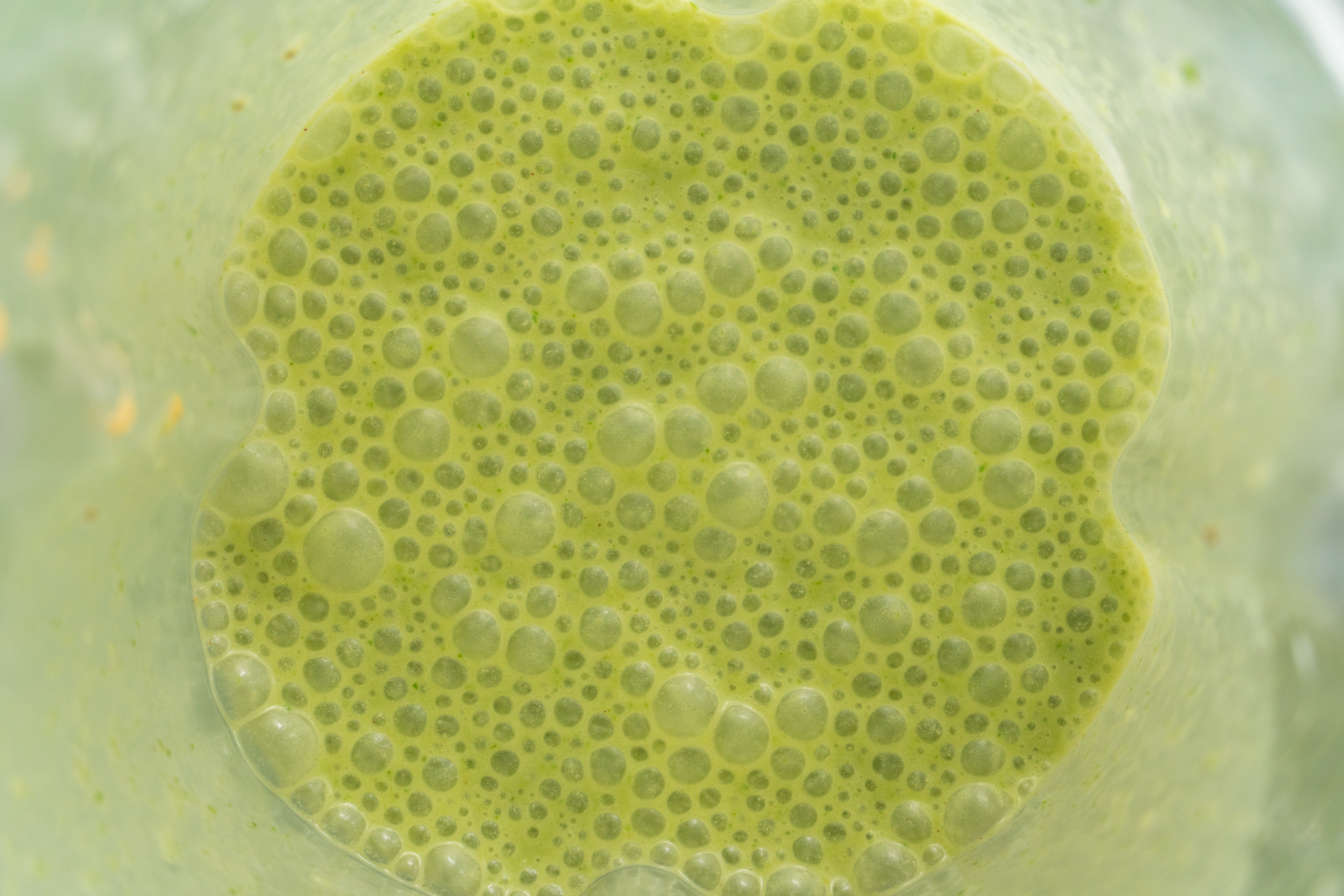 blended smoothie