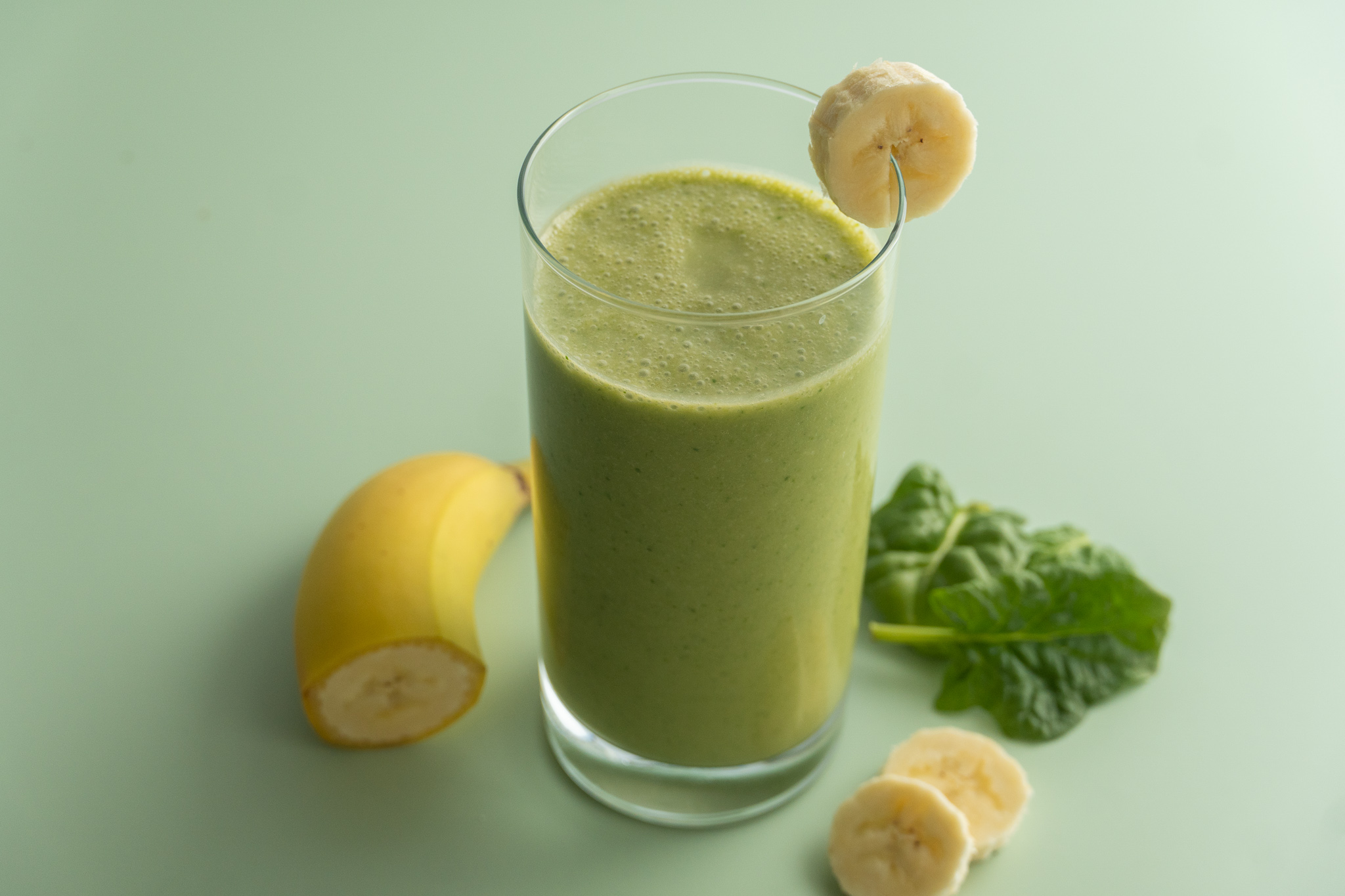 Banana Green Smoothie - The Crowded Fridge