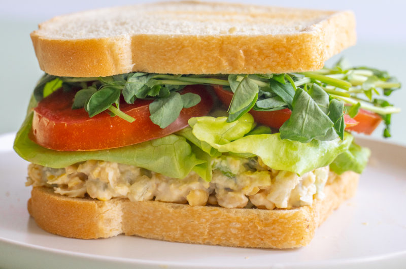Smashed Chickpea Sandwich
