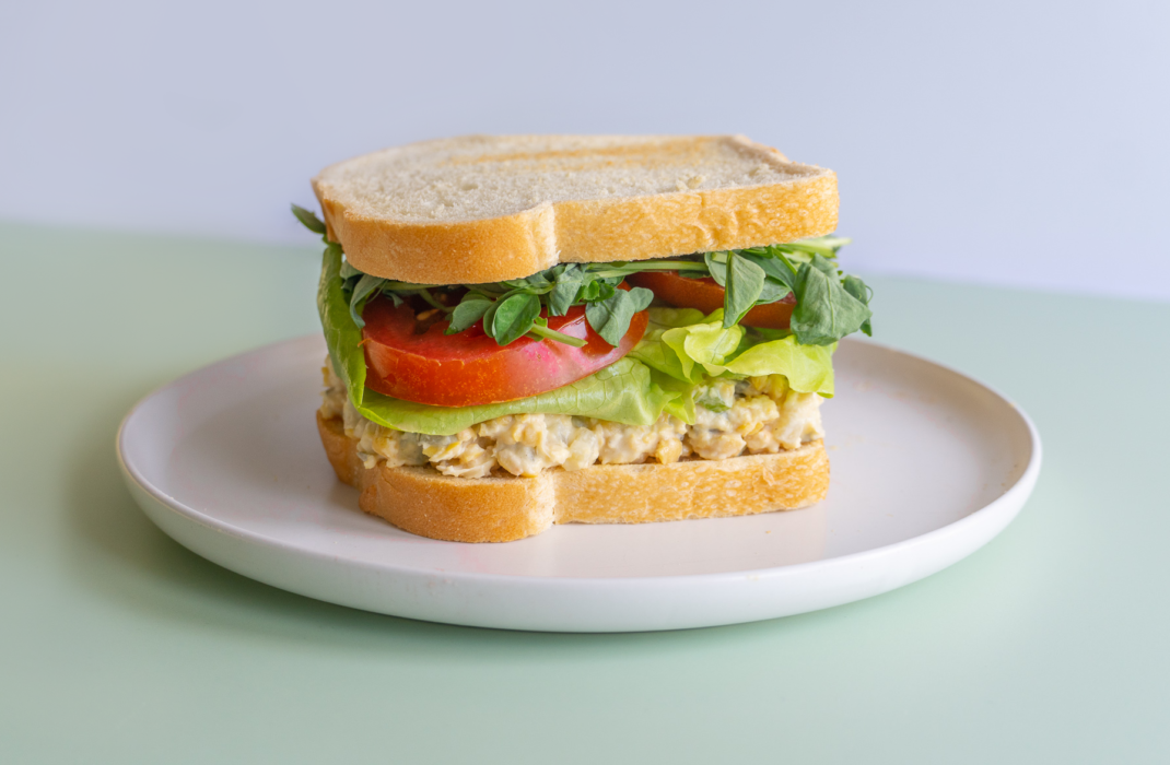 Smashed Chickpea Sandwich Smashed Chickpea Sandwich