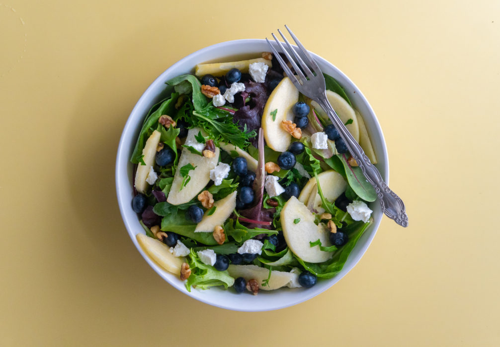 Blueberry Apple Walnut Salad