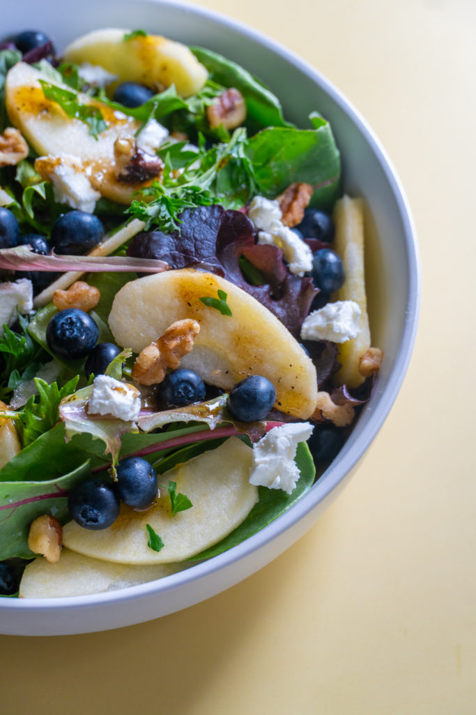 Blueberry Apple Walnut Salad
