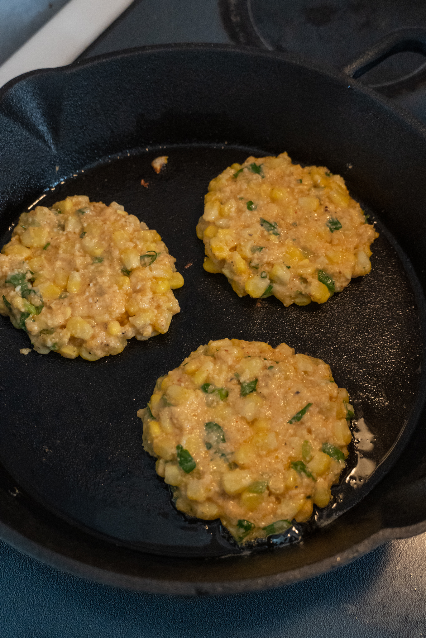 Cheesy Corn Fritter