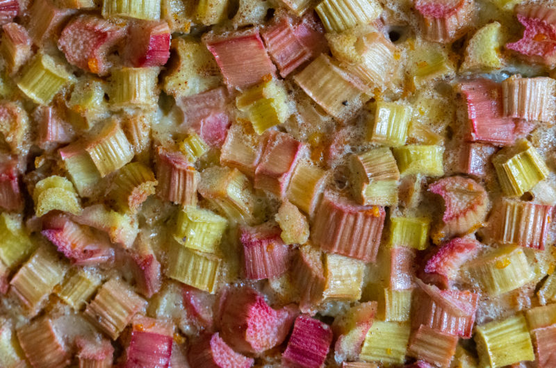 Spiced Rhubarb Pie