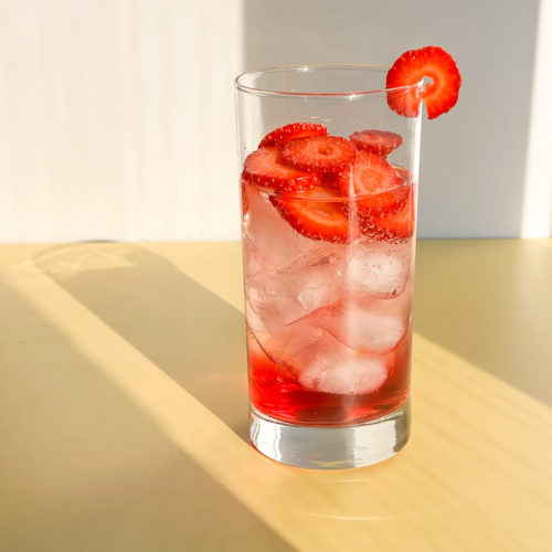 Canada Day Strawberry Cran Soda