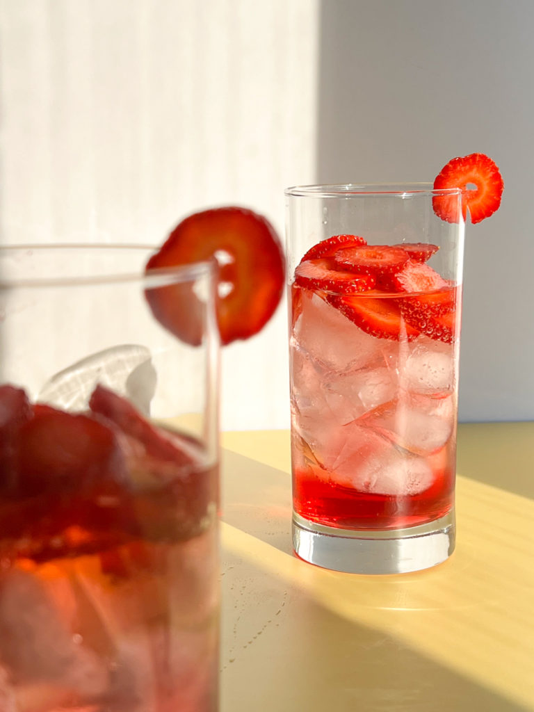 Canada Day Strawberry Cran Soda
