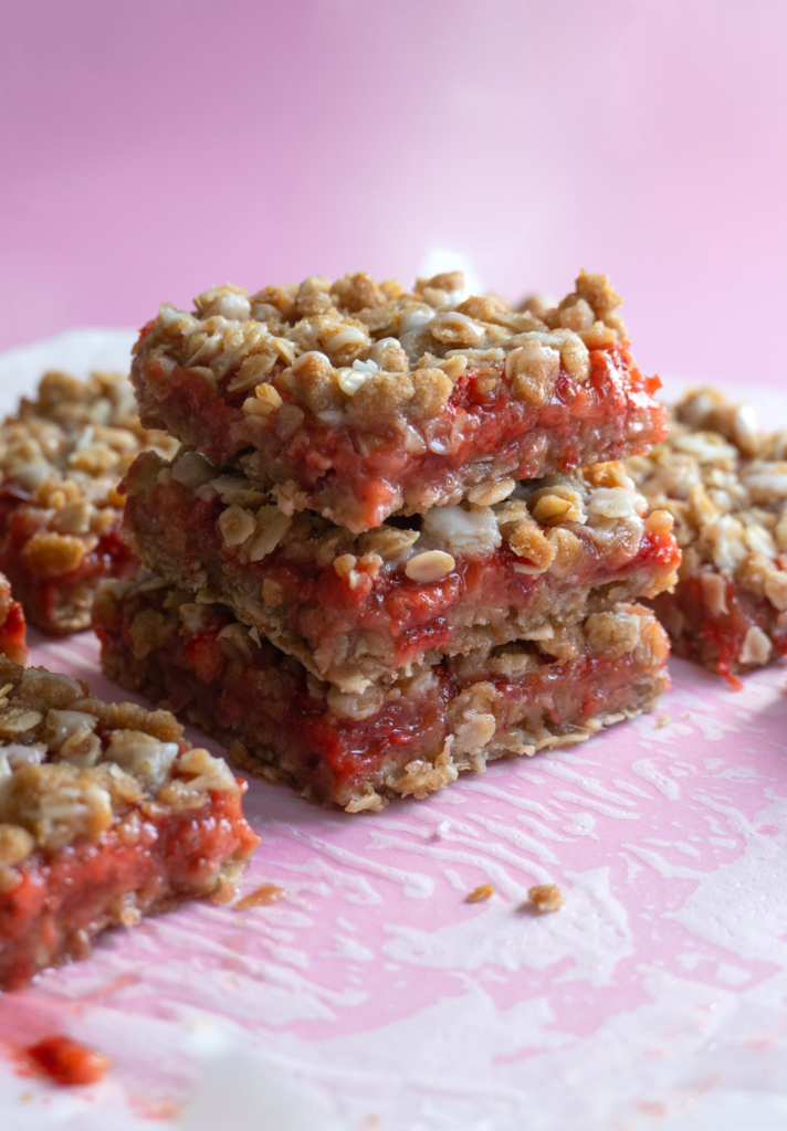 Strawberry Oat Bars