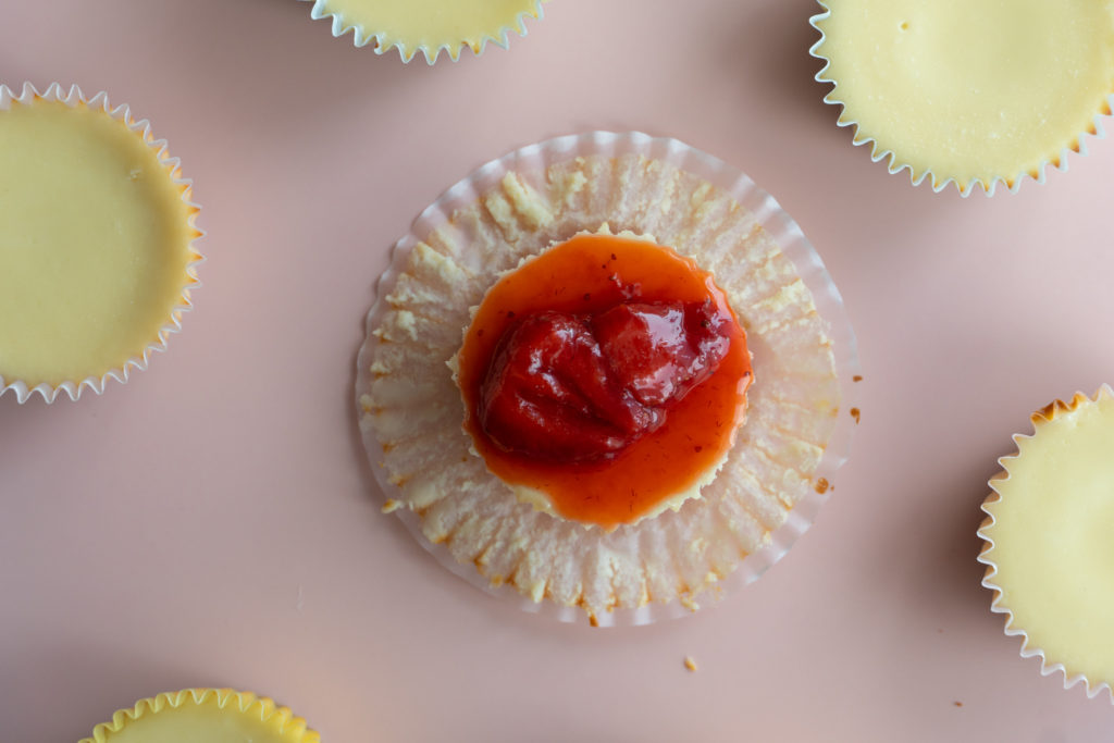 Mini Strawberry Cheesecake