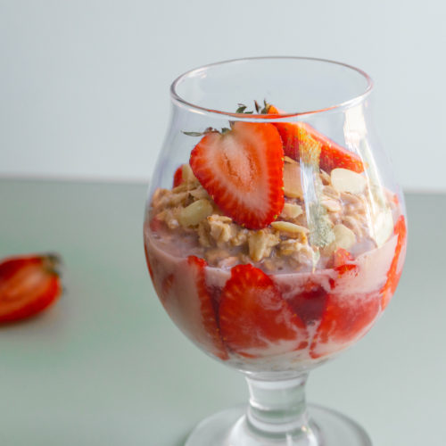 Strawberry Overnight Oats