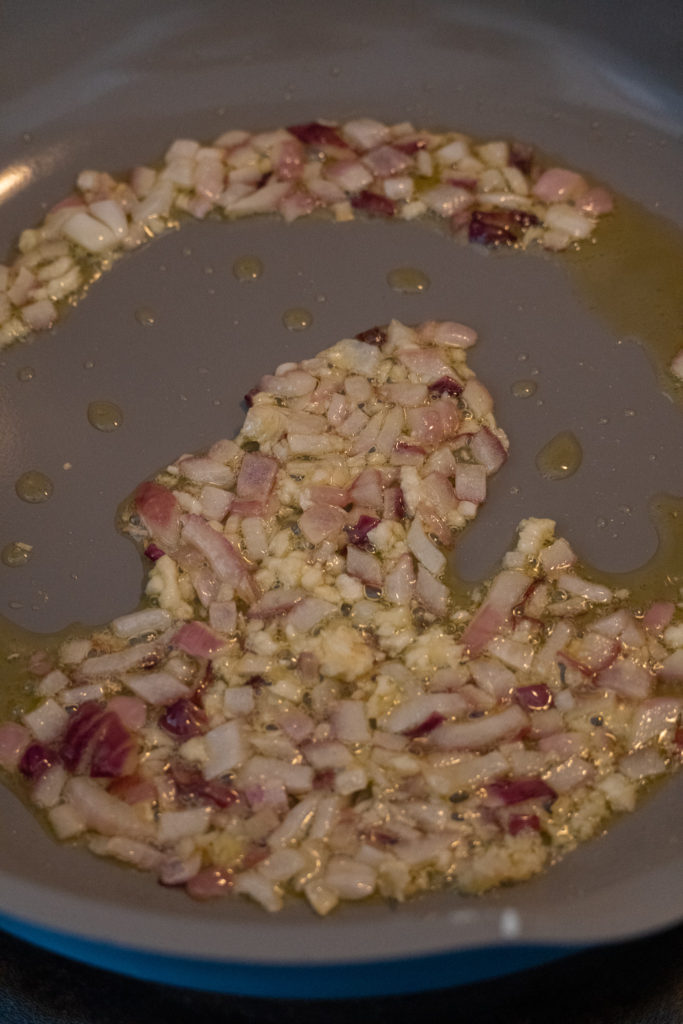Sweating Onions