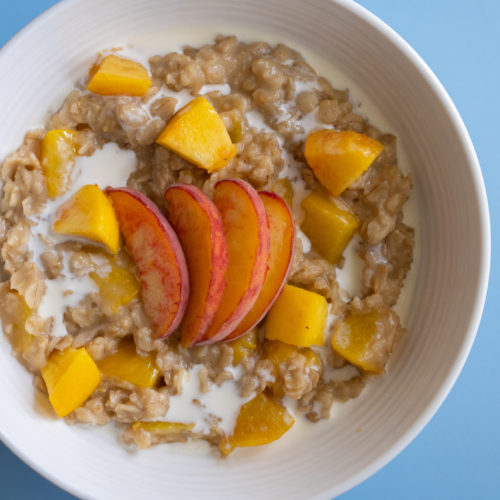 Peaches & Cream Oatmeal