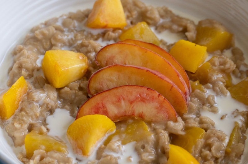 Peaches & Cream Oatmeal