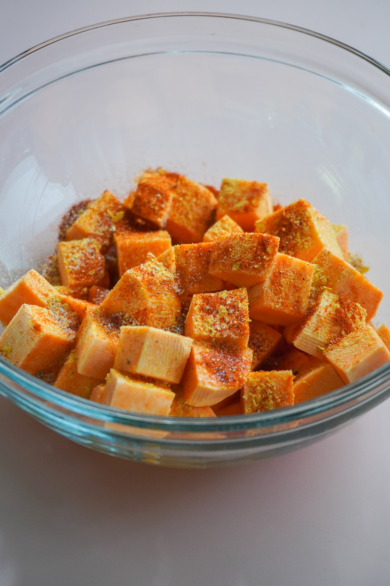 Chopped Sweet Potatoes