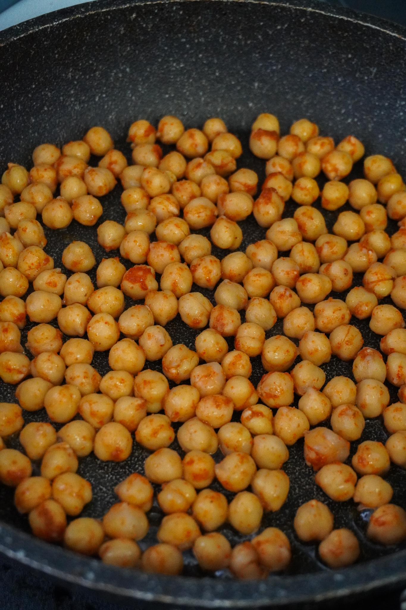 Pan Fried Chickpeas
