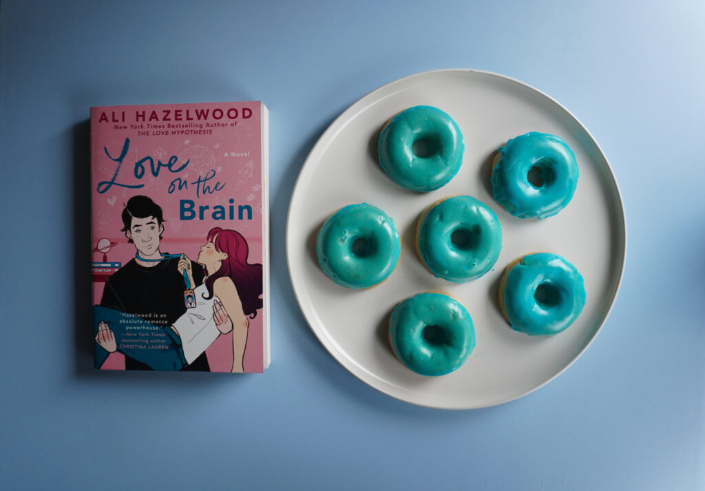 Mini Baked Vegan Donuts & Love on the brain book