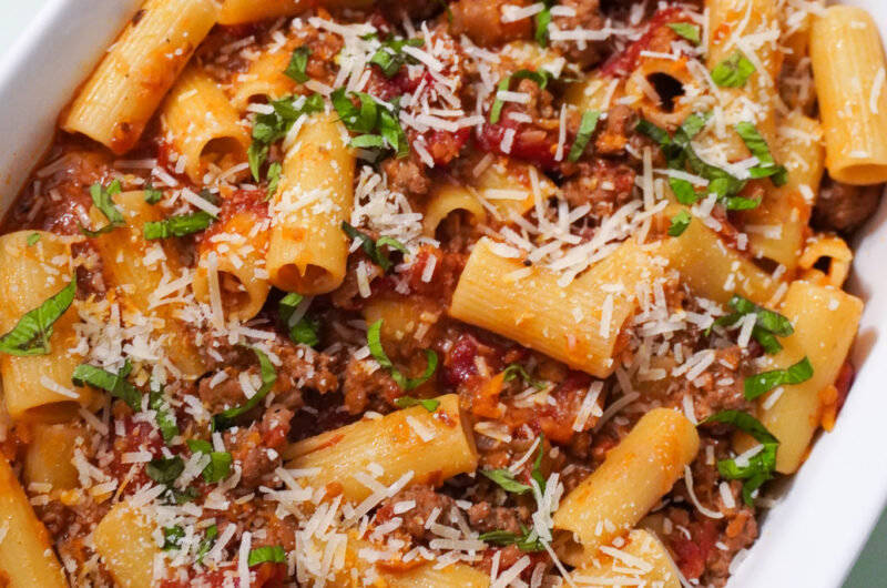 Spicy Sausage Rigatoni