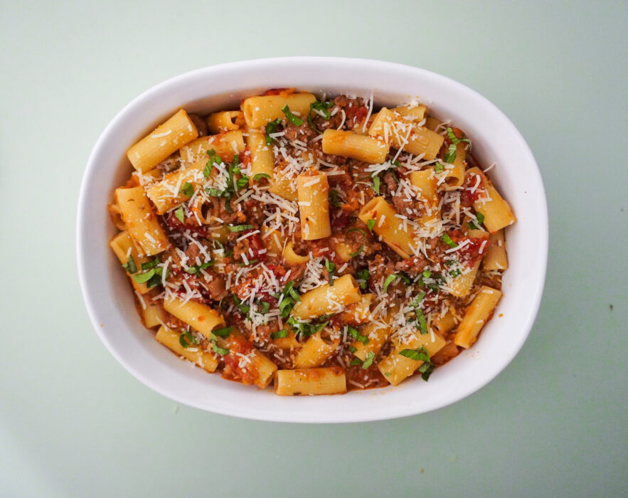 Spicy Sausage Rigatoni