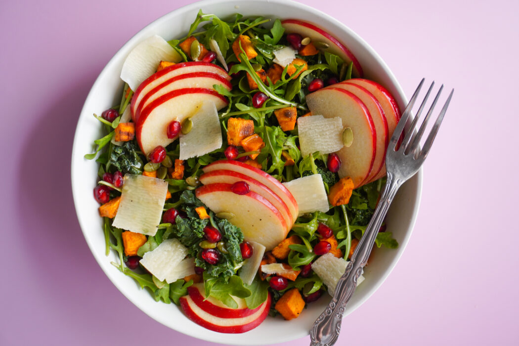 Autumn Salad With Maple Dressing