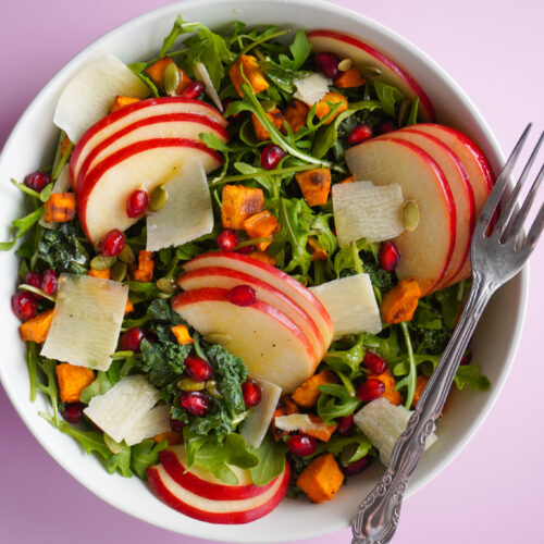 Autumn Salad With Maple Dressing
