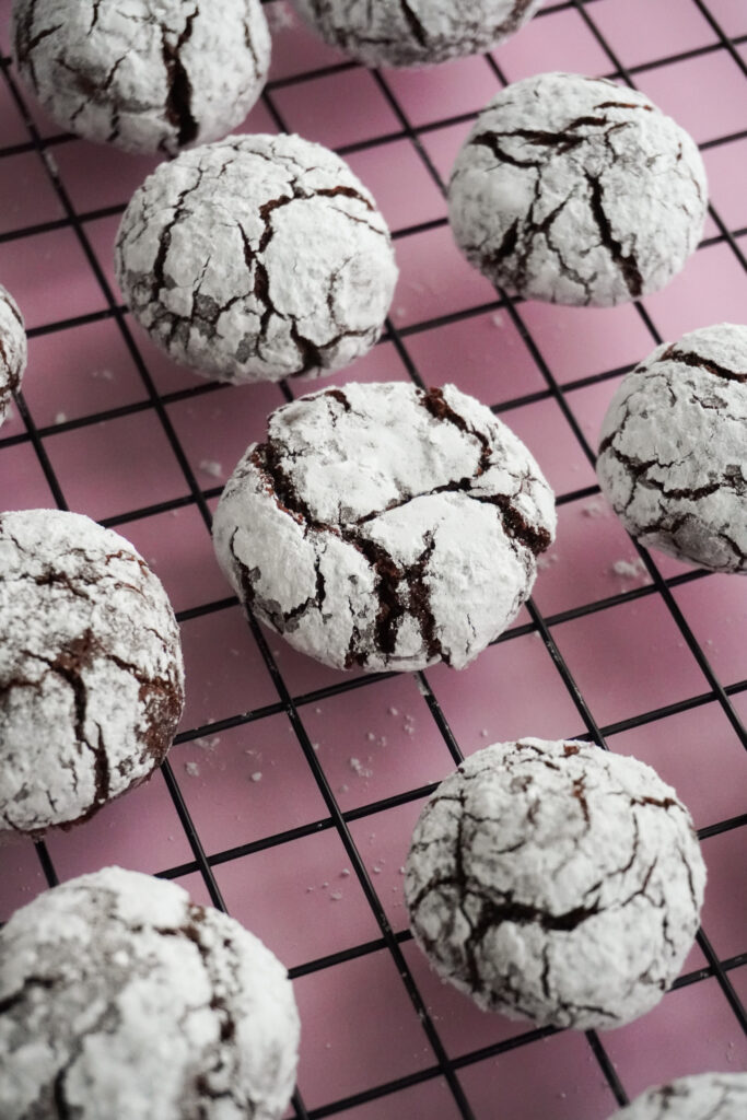 Chocolate Crinkle Cookies
