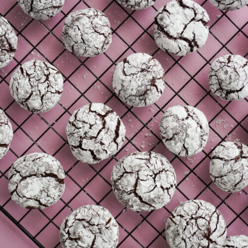 Chocolate Crinkle Cookies