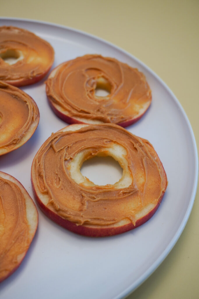 Peanut Butter On Apples