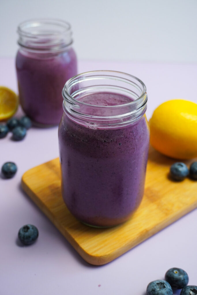Blueberry Avocado Lemon Smoothie