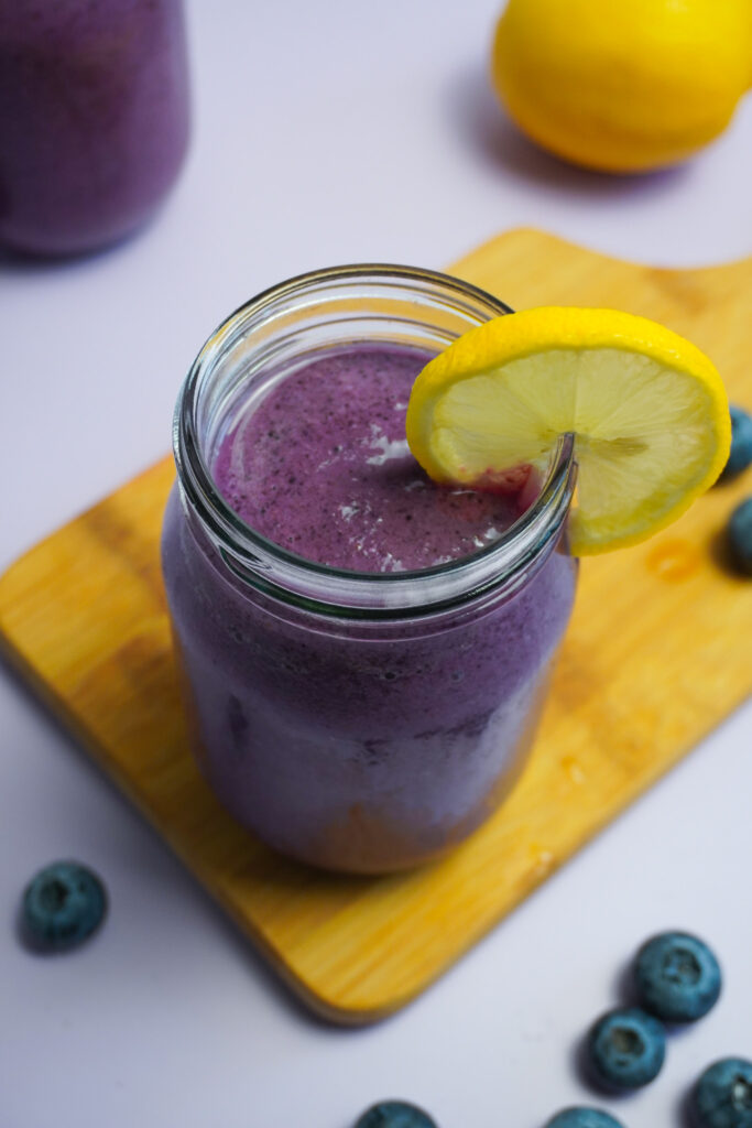 Blueberry Avocado Lemon Smoothie