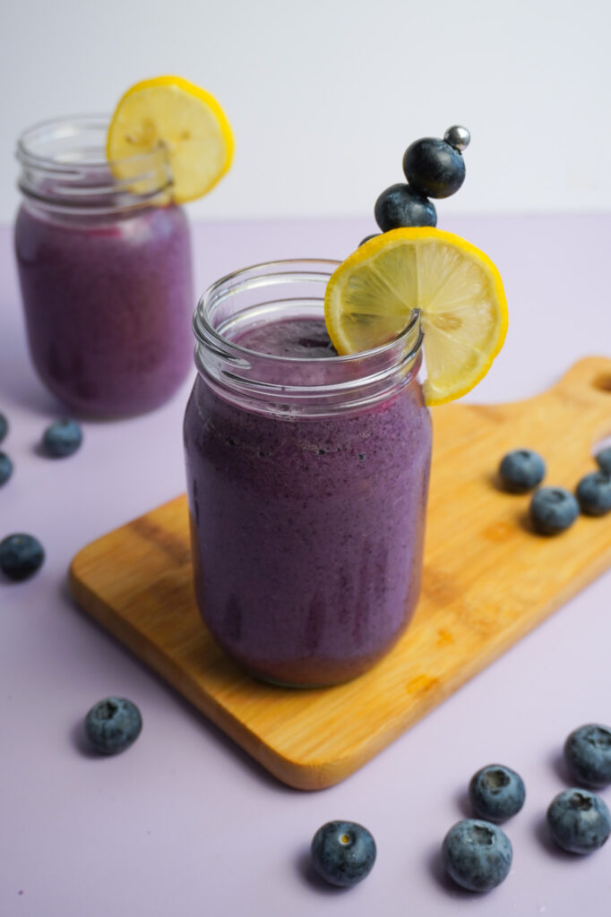 Blueberry Avocado Lemon Smoothie