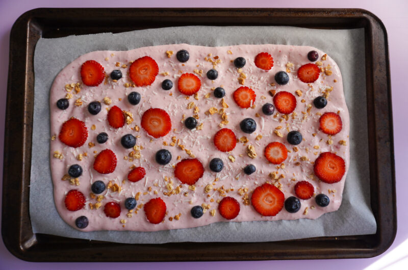 Strawberry Yogurt Bark
