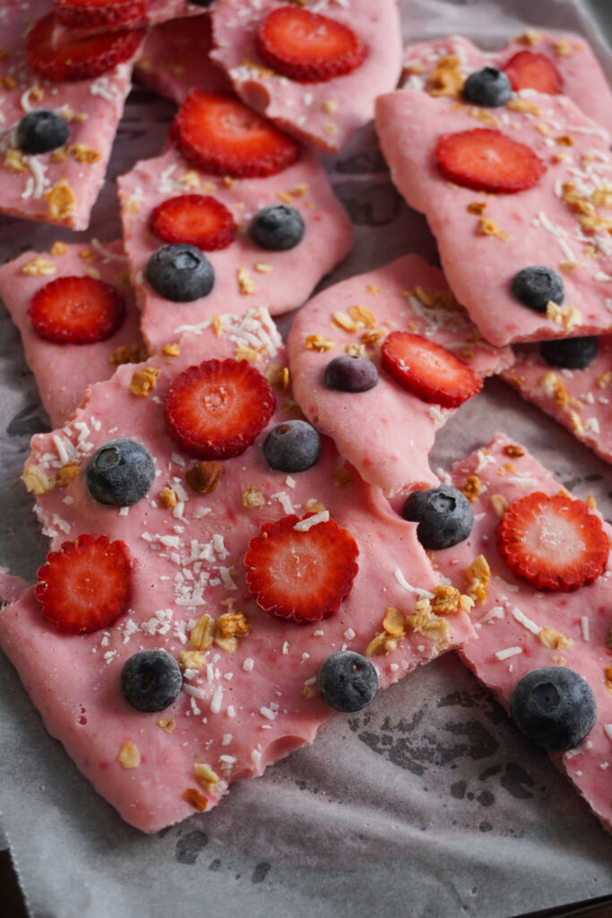 Strawberry Yogurt Bark