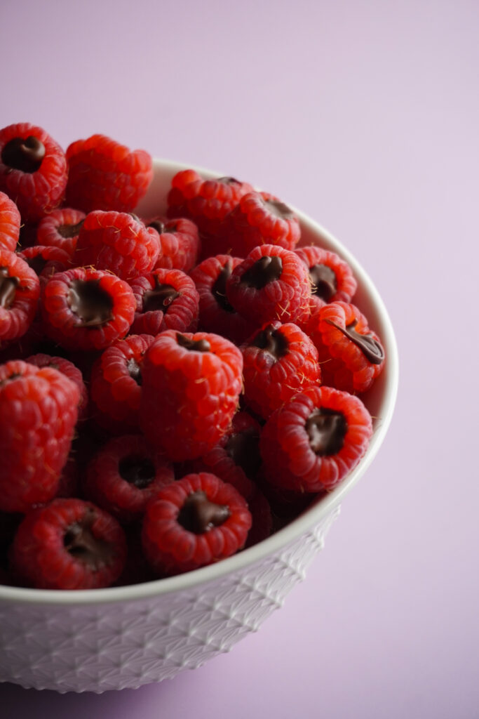 Chocolate Filled Raspberries