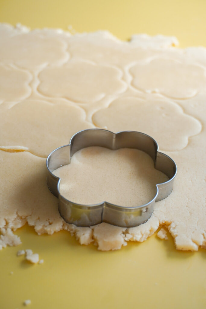 Cutting out cookies